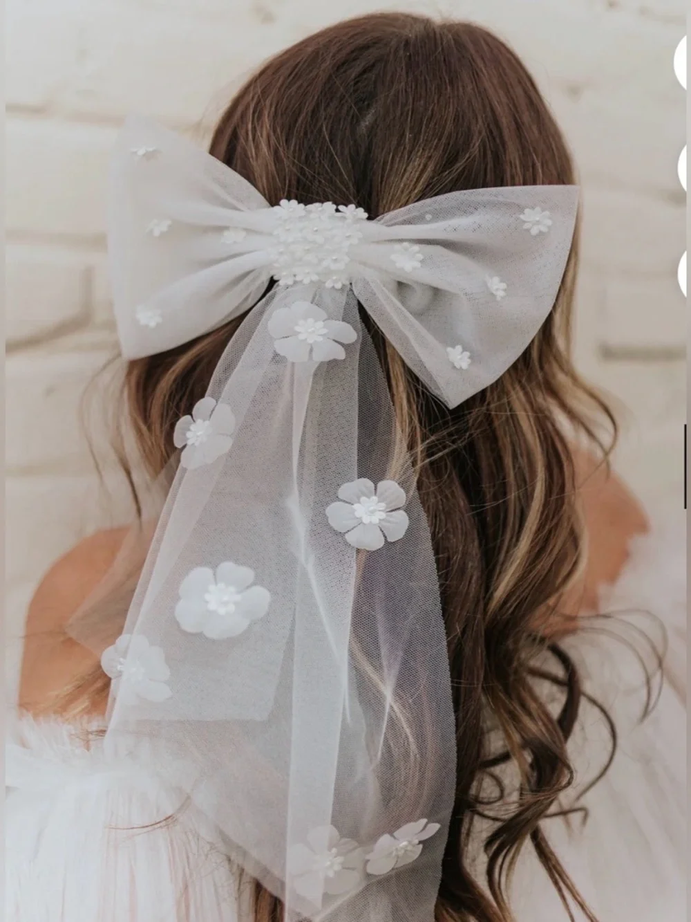 NEW Untamed Petals Floral Bow Hair Barrette